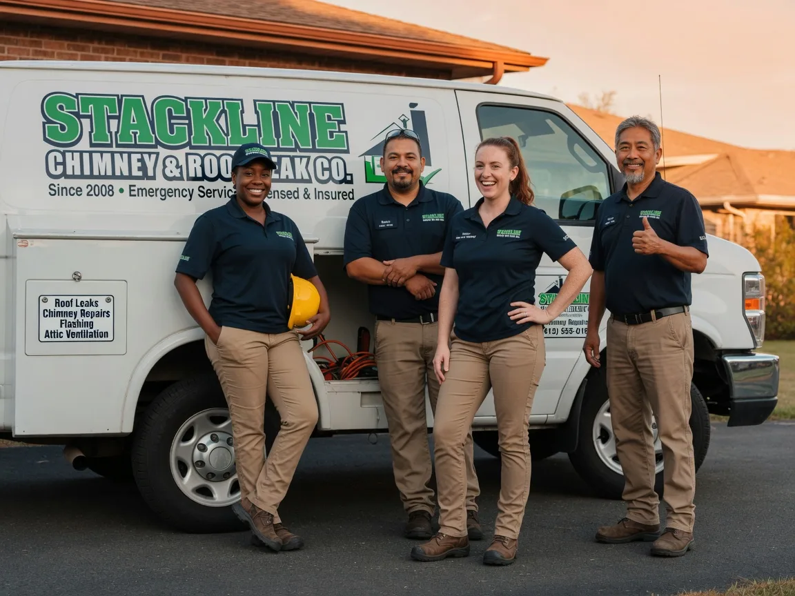 Chimney flashing repair company in Rosburg, WA